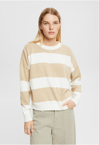 Sweater A Rayas Esprit