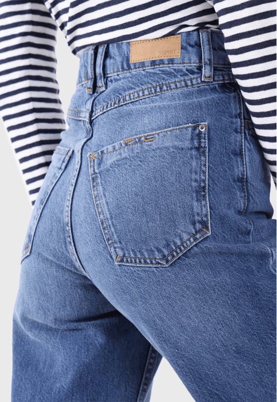Jeans Con Efecto Desgastado Mujer | Esprit