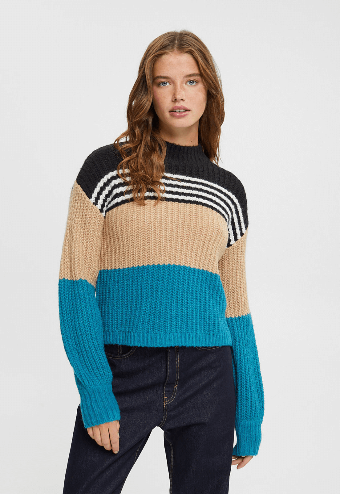 Sweater De Punto A Mujer Esprit