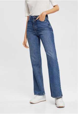 Jeans Acampanados Mujer Esprit