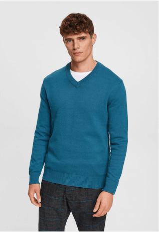 Sweater De Punto Hombre Esprit