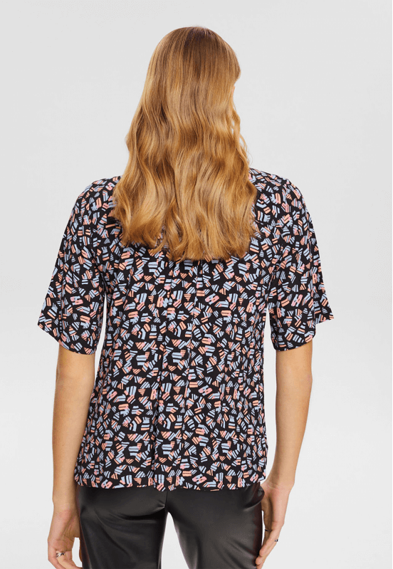 Blusa Con Diseño Floral Mujer Esprit